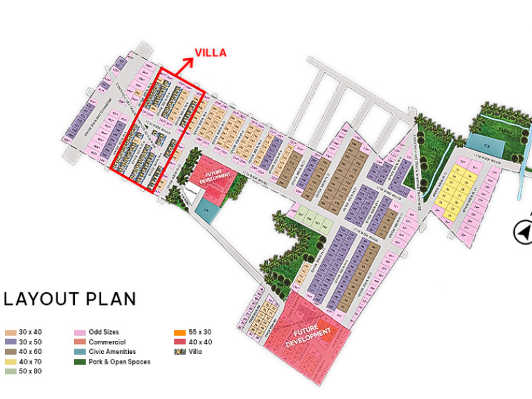 Villagio by Oceanus masterplan